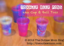 cup and ball toss game